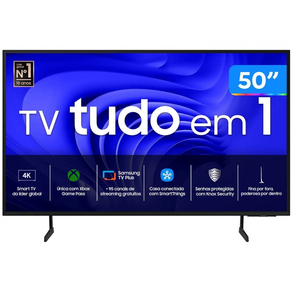SAMSUNG TV 50 CRYSTAL SMART 4K COMANDO VOZ UN50CU7700GXZD