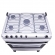 ATLAS FOGAO NEW FASTCOOK GAS 5BCS INOX