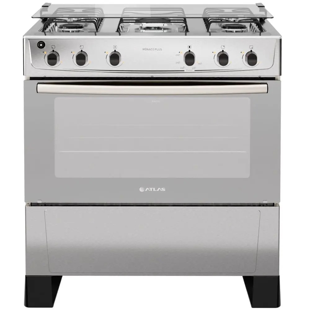 ATLAS FOGAO MONACO PLUS GAS 5Q  INOX 20
