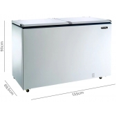 ESMALTEC FREEZER HOR 468L ECH500 110V