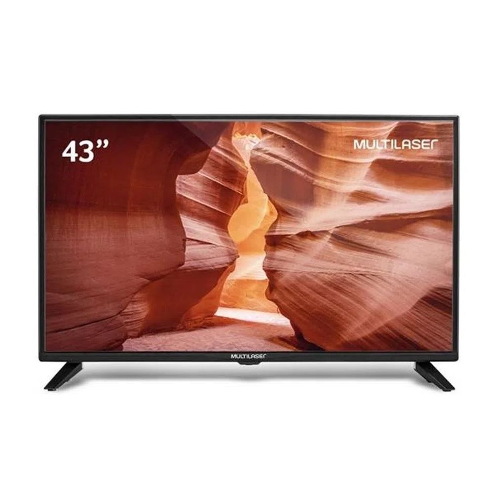 MULTILASER TV 43 FULL HD S/ CONVERSOR DIGITAL TL023 (05)