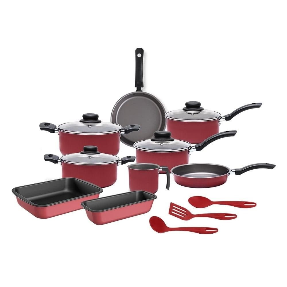 BRINOX JOGO PANELAS VAL.VERM.12PCS