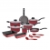 BRINOX JOGO PANELAS VAL.VERM.12PCS